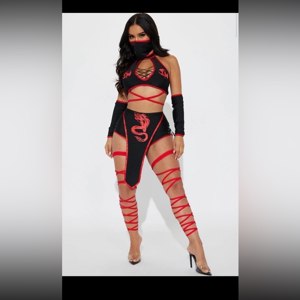 Red sexy ninja costume xs
